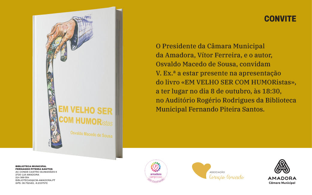 Apresentao do Livro 'Em Velho Ser com Humor(istas) - Amadora Compassiva