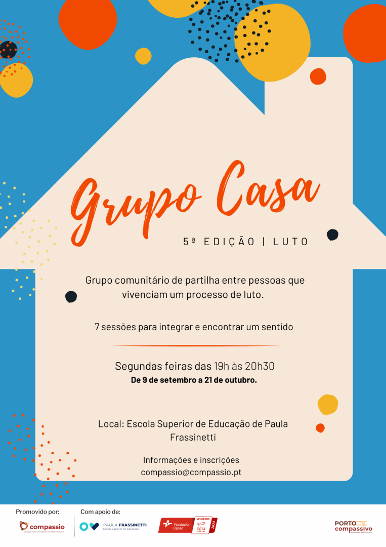 Grupo CASA luto - Presencial - Porto Compassivo